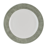 Churchill Bamboo Ceramic Spinwash Alpine Footed Plates 305mm (12 Pack)