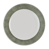 Churchill Bamboo Ceramic Spinwash Alpine Footed Plates 273mm (12 Pack)