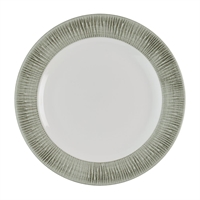 Churchill Bamboo Ceramic Spinwash Alpine Footed Plates 157mm (12 Pack)