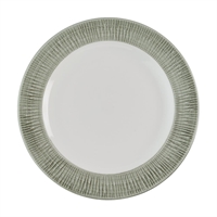 Churchill Bamboo Ceramic Spinwash Alpine Footed Plates 233mm (12 Pack)