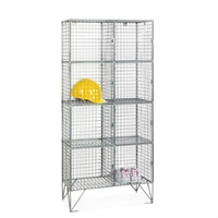 Eight Compartment Mesh Locker