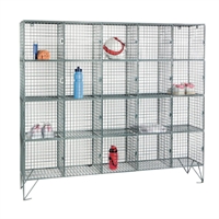 Twenty Compartment Mesh Locker