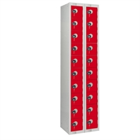 Twenty Door Personal Effects Locker Red