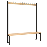 Single-Sided Island Seating Black