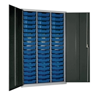51 Tray High-Capacity Storage Cupboard Dark Grey