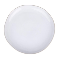 Olympia Raw Recycled Clay Coupe Plates Natural 260mm (6 Pack)