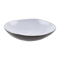 Olympia Raw Recycled Clay Coupe Bowls Charcoal 230mm (6 Pack)