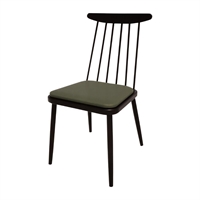 Bolero Bespoke Frank Side Chair Olive/Charcoal