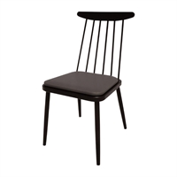 Bolero Bespoke Frank Side Chair Anthracite/Charcoal