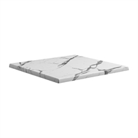 Enduratop Square Carrara Marble Table Top