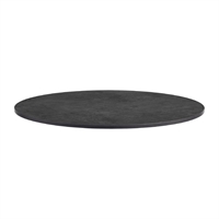 Extrema Round Metallic Anthracite Table Top
