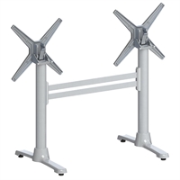 FLAT Auto Adjust ST22 EP Double Dining Table Base FlipTop