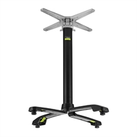 希少　have fun garage sus table set mcrss FLAT Auto Adjust SX26 Dining Table Base Black FlipTop - HS723