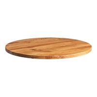 Solid Oak Natural Round Table Top