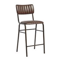 Tavo Stacking Mid Bar Stool Vintage Brown (2 Pack)