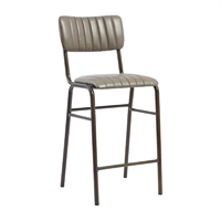 Tavo Stacking Mid Bar Stool Vintage Dark Grey (2 Pack)