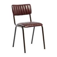 Tavo Stacking Side Chairs Vintage Red (2 Pack)