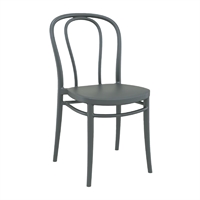 Victor Side Chairs Dark Grey (2 Pack)