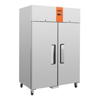 HOST Double Door Upright Freezer Stainless Steel 1200Ltr HOST1016UF