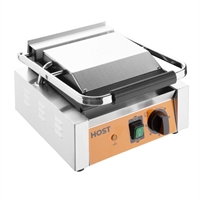 HOST Panini Contact Grill Single - Ribbed/Flat Plates HOST0531RF