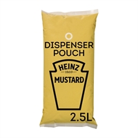 Heinz Sauce-O-Mat Mustard Dispenser Pouches 2.5Ltr (3 Pack)