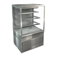Cossiga Tower TTG Open Front Tall Refrigerated Freestanding Multideck w/Stainless Hinged Rear Door