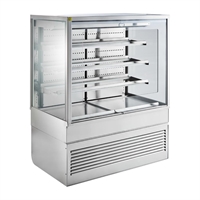 Cossiga Tower TTG Open Front Tall Refrigerated Freestanding Multideck w/Stainless Hinged Rear Door