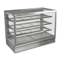 Cossiga Tower STG Ambient Countertop Multideck Display w/Solid Front Glass & Rear Sliding Doors
