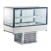 Cossiga Tower GOG Refrigerated Frameless Glass Countertop Display