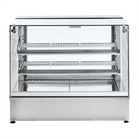 Cossiga Tower GOG Heated Countertop Display Single Glass Top and Doors 900mm