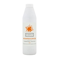 Simply Pumpkin Spice Topping Sauce 1kg