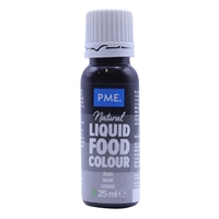 PME 100% Natural Food Colour - Black 25g