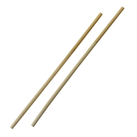 Sier Einwegprodukte Gerade Strohhalm aus Schilfrohr ø 6-8mm / 25cm (50 Stück)