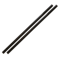 Sier Einwegprodukte Refork gerader Strohhalm schwarz ø 6mm / 20 cm (100 Stück)