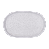 Tablekraft Naturals Clay Ash Grey Oval Plate - 310x200x28mm (Box 3)