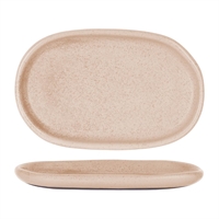 Tablekraft Naturals Clay Sierra Beige Oval Plate - 210x135mm (Box 6)