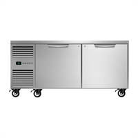 SKOPE ProSpec Two Solid Door Underbench GN 2/1 Left Hand Fridge