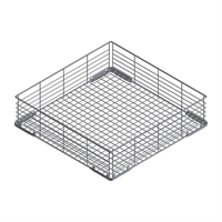 SMEG 500x500x123mm Flat-Bottomed Basket