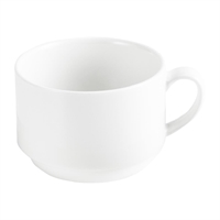 Tablekraft Core Banquet Coffee Stackable Cup White 220ml (6 Pack)