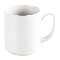 Tablekraft Core Banquet Coffee Mug White 260ml (6 Pack)