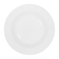 Tablekraft Core Pasta/Soup Bowl Deep Rim Shape White 250x45mm (4 Pack)