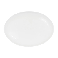Tablekraft Core Platter Oval Coupe Shape White 255x180x23mm (4 Pack)