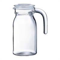 Arcoroc Spring Glass Jugs with Lid 750ml (6 Pack)