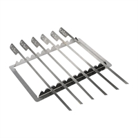 Kasai Konro Skewer Rack & 6 Skewers for Little Konro Grill KAS-16054