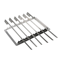 Kasai Konro Skewer Rack & 6 Skewers for Medium Long Konro Grill KAS-16138