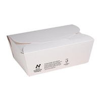 Notpla Medium Takeaway Boxes 1200ml - White (250 Pack)