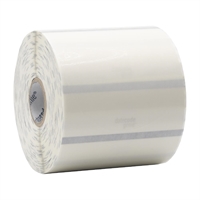 DateCodeGenie 75mm Circle Clear Blank Permanent Labels (2x 500 Rolls Pack)