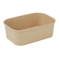 Fiesta Recyclable Rectangular Food Containers 750ml (300 Pack)