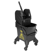 Jantex Tall Mop Bucket and Wringer Yellow Print 20Ltr