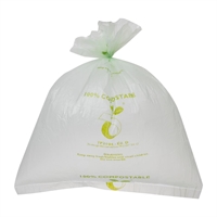 Jantex Green Compostable Bin Liners 10Ltr (24 Pack)